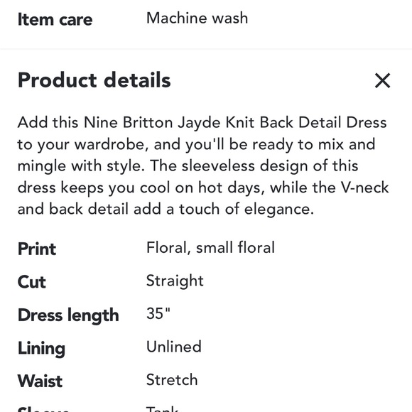 Jayde Knit Back Detail Dress - Picture 8 of 8